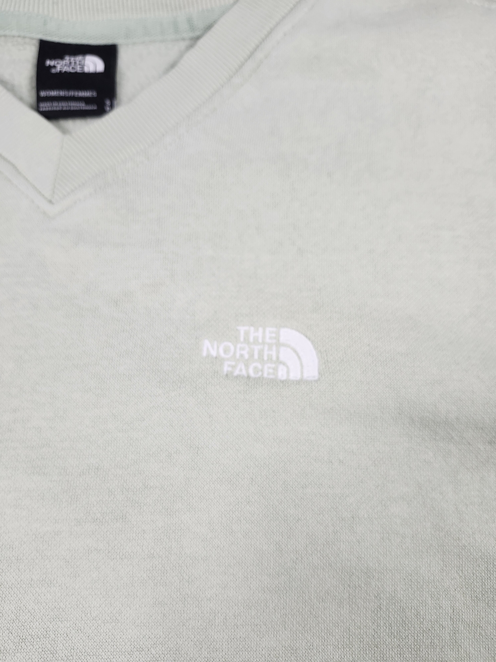 The North Face Women's Evolution V-Neck Sweatshirt size S women's sage green/lig - Picture 5 of 16